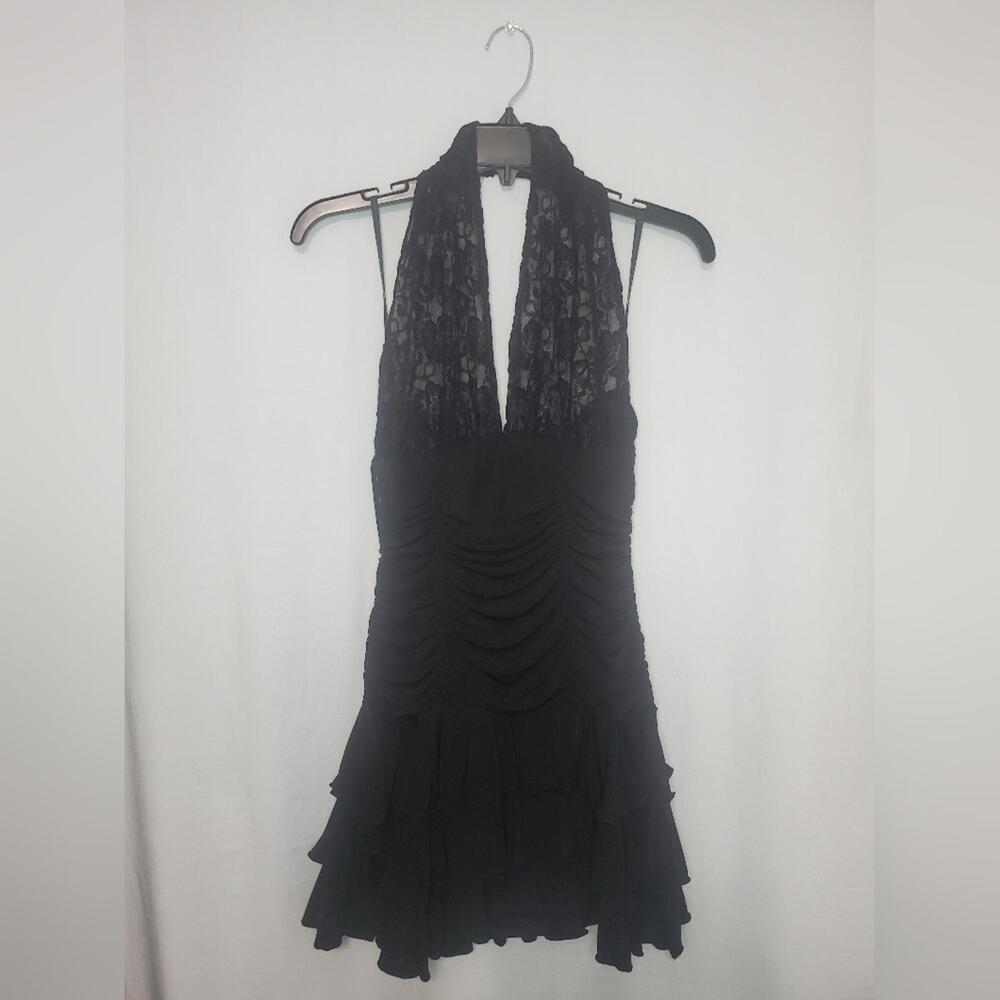 Black Juniors OXOXOX Collection Mini Dress Size Medium